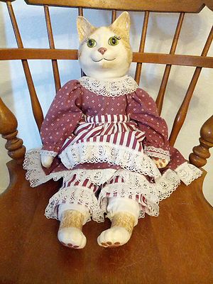 vintage cat doll