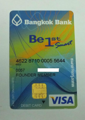 Bangkok Bank Credit Card Of Thailand Antique Price Guide Details Page