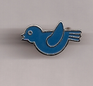 blue bird pin