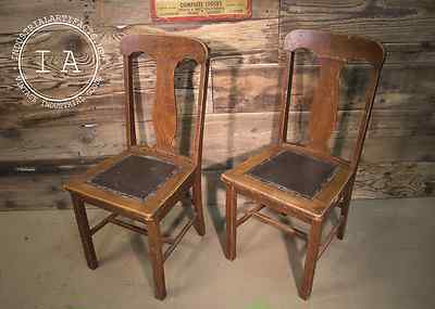 Antique T Back Dining Chairs - Dining Room Ideas Lot 2 Antique Quarter Sawn Oak Vase T Back Dining Room Chairs Side - Antique T Back Dining Chairs - Dining Room Ideas