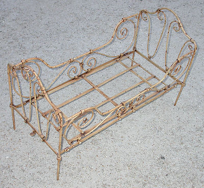 Antique Wrought Iron Steel Baby Doll Crib Bed Antique Price