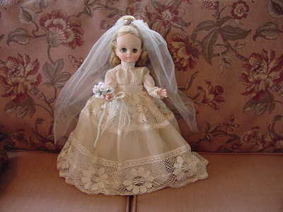 antique wedding dolls