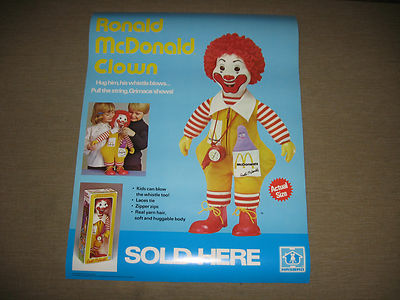 ronald mcdonald doll price