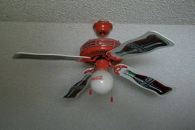 Coca Cola Ceiling Fan Antique Price Guide Details Page