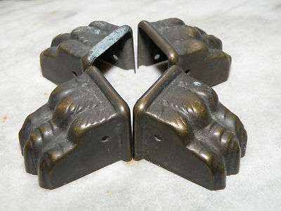 Vintage Set Of 4 Metal Claw Feet Table Leg Caps For Repair Vintage Set Of 4 Metal Claw Feet Table Leg Caps For Repair