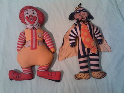 original ronald mcdonald stuffed doll
