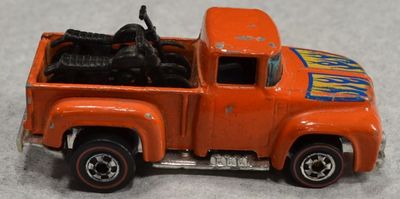 1973 hot wheels truck with motorcycles