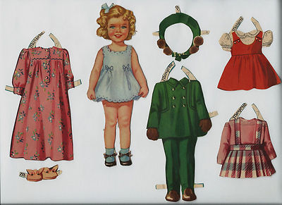 vintage paper dolls 1940s