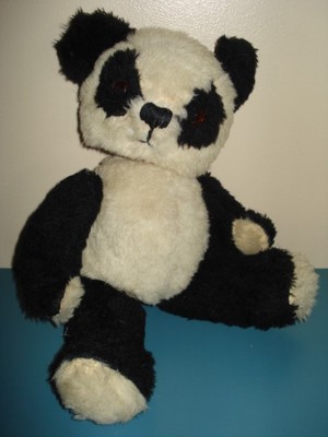1960 panda teddy bear