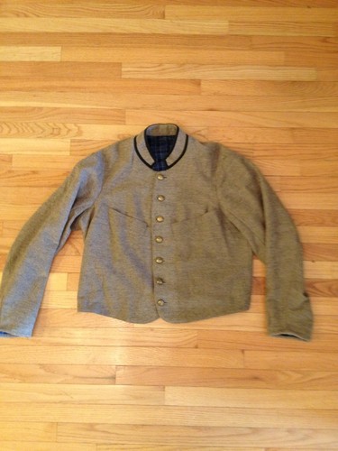 Confederate Commutation Jacket Coat Handsewn Authentic Civil War Depot 
