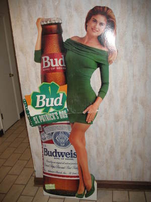 Kathy Ireland St Patrick/'s Day Budweiser Poster