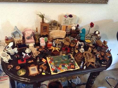 antique doll house furniture