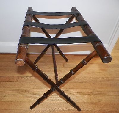 Vintage Luggage Stand Fashion Trend Of Carry On Luggages 2018 - Wooden Luggage Rack With Leather Straps Vintage Luggage Stand Fashion Trend Of Carry On Luggages 2018 - Wooden Luggage Rack With Leather Straps