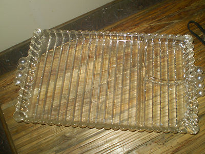 VINTAGE RIBBED DEPRESSION GLASS HEAVY SNACK PLATES,lot of 4 CUP ... VINTAGE RIBBED DEPRESSION GLASS HEAVY SNACK PLATES,lot of 4 CUP ...