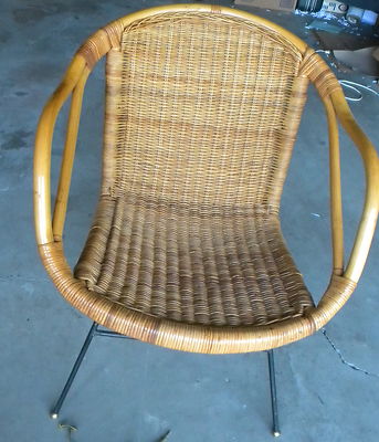 Nice Calif Asia Bamboo Rattan Chair Antique Price Guide