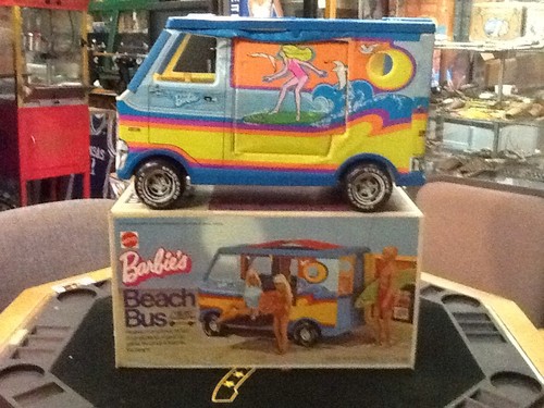 barbie beach bus 1973