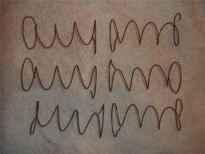 LOT 6 RUSTY BED SPRINGS MAKE-DOS NODDER PRIMITIVE CRAFT METAL YARD ART ...