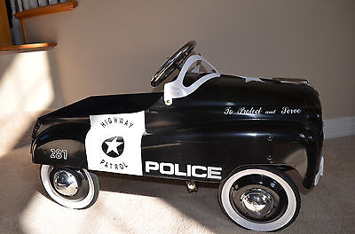 police pedal car