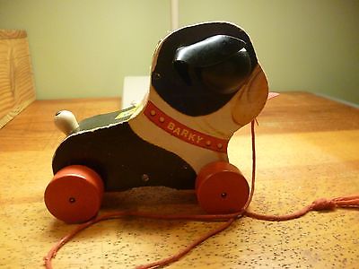 fisher price pull dog vintage