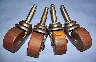 Wooden casters for antique furniture