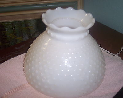 Vintage Milk Glass Lamp Shade Hobnail Pattern Antique Guide Vintage Milk Glass Lamp Shade Hobnail Pattern