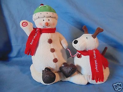 hallmark snowman and dog jingle pals