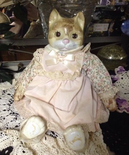 vintage cat doll