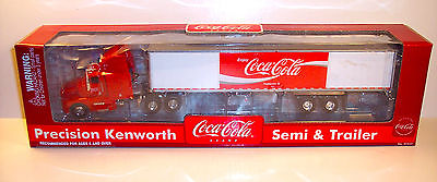 Coca Cola Semi & Trailer Kenworth Diecast Truck - New in box -- Antique ...