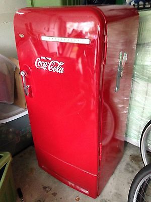vintage coke refrigerator