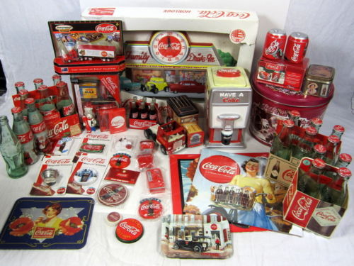Lot Vintage Coca Cola Collectibles Bottles Clock Trucks Vintage Coca Cola Collectibles Bottles