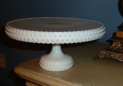 Rare Vintage L E Smith Hobnail White Milk Glass Cake Plate Stand 11 Diameter Antique Price Guide Details Page Get the best deals on vintage original glass cake stand. antiquesnavigator