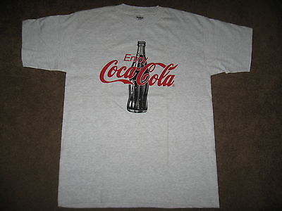 Mens L Vtg 90s ENJOY COCA COLA Coke Soda Pop Bottle T-Shirt Never Worn ...