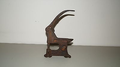 ANTIQUE 1900 Leather Rivet Press BEST YET No 25 Punch Snap Setter Cast ...