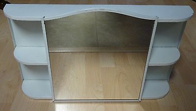 Vintage Metal Hanging Medicine Cabinet With Mirror Antique
