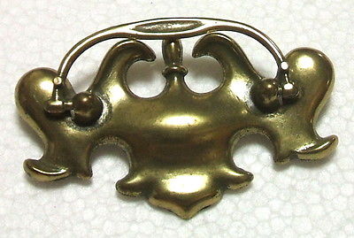 Antique Salvaged Art Nouveau Chest Or Drawer Pull Handle Old