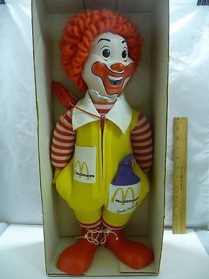 1978 ronald mcdonald doll