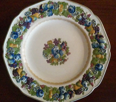 Crown Ducal Florentine, England Plate -- Antique Price Guide Details Page