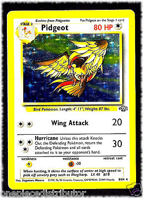 1pd Pidgeot 18 1st Generation Jungle Set Holographic