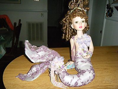 porcelain mermaid doll