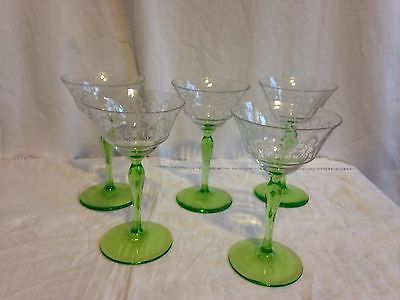 Featured image of post Vintage Green Stem Wine Glasses