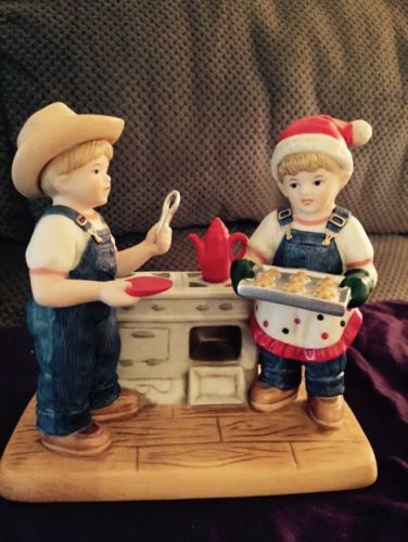 Home Interiors Denim Days Cookies For Santa Antique Price