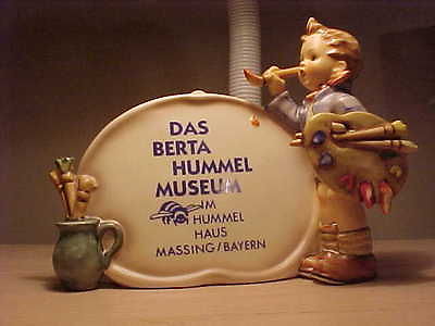 Hummel Artist Plaque-Das Berta Hummel Museum Germany Signed TMK7 -- Antique Price Guide Details Page