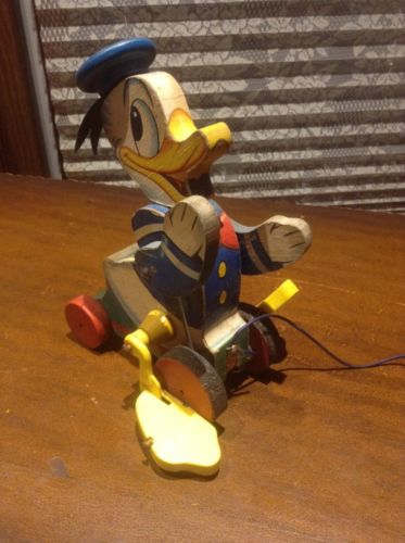 fisher price donald duck pull toy