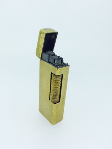 Antique Dunhill 'Unique' Gold Plated Gas Lighter. Swiss Made. Not ...