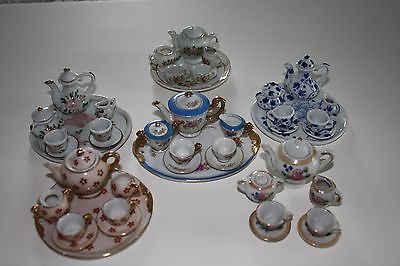 miniature tea sets ebay