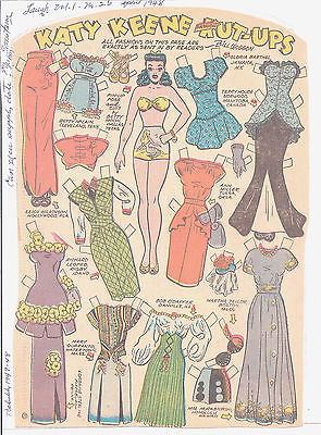 katy keene paper dolls