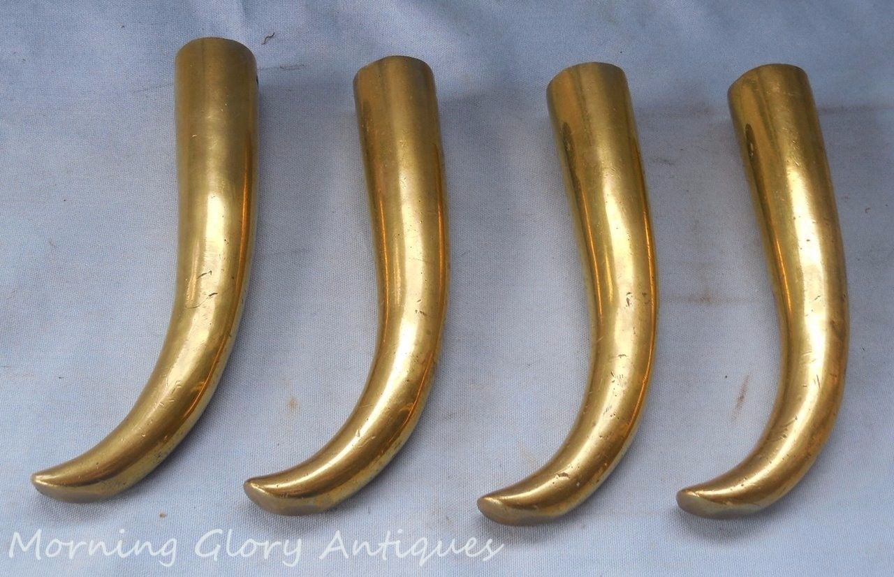 4 Antique Solid Brass Furniture Legs Guide Details Page 4 Antique Solid Brass Furniture Legs