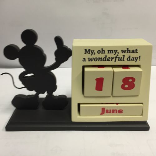 Hallmark Mickey Mouse Perpetual Calendar Antique Price Guide Details