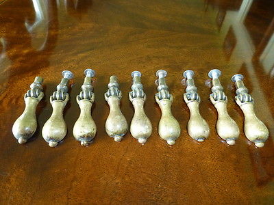 9 Antique Brass Victorian Teardrop Drawer Pulls Antique Price