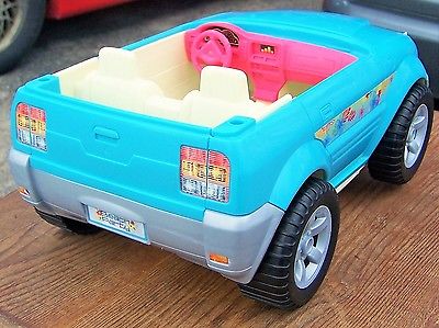 barbie blue jeep